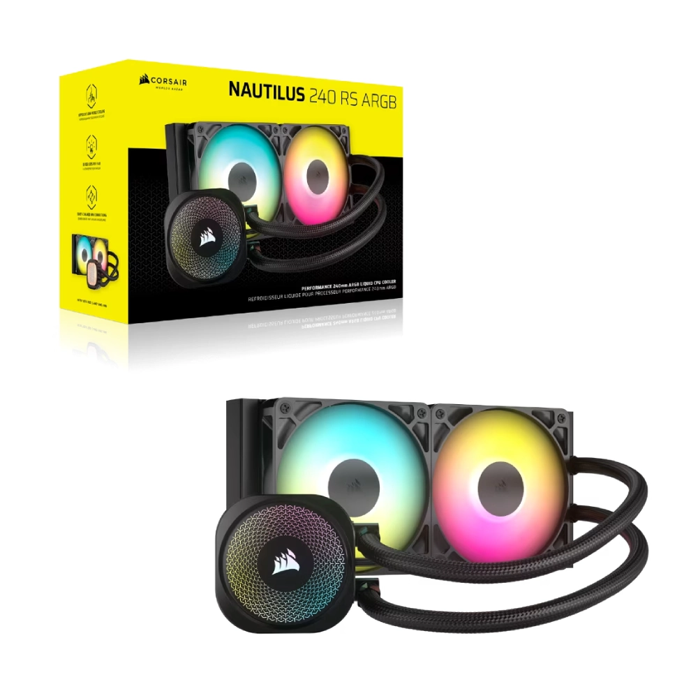 Corsair NAUTILUS 240 RS ARGB Processor Liquid Cooler